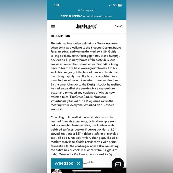 Fluevog Navy Prepare Guide Size 9 - Picture 8 of 9